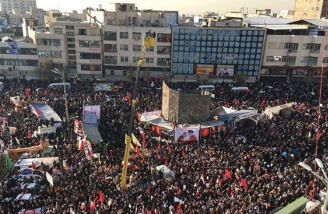 بازتاب انبوه در تشییع پیکر سپهبد شهید قاسم سلیمانی