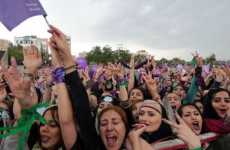 همایش انتخاباتی حسن روحانی در مشهد 