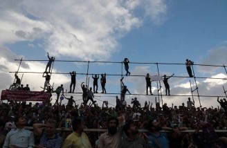 همایش انتخاباتی حسن روحانی در مشهد 