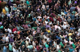 همایش انتخاباتی حسن روحانی در مشهد 