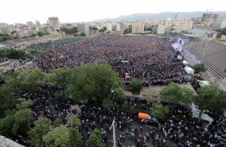 همایش انتخاباتی حسن روحانی در مشهد 