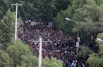 همایش انتخاباتی حسن روحانی در مشهد 