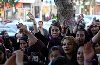 جشن هواداران روحانی در نقاط مختلف ایران