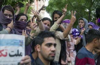 جشن هواداران روحانی در نقاط مختلف ایران