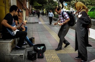 تهران و نوازندگان خیابانی
