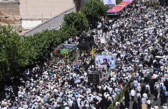 مراسم تشییع پیکر مطهر شهدای حادثه تروریستی 