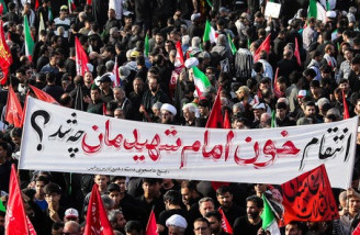 مراسم وداع با رهبر شهید