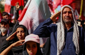 مراسم وداع با رهبر شهید