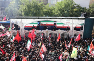 مراسم وداع با رهبر شهید
