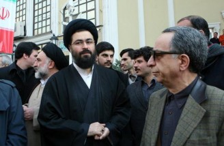  مراسم تشییع سید صادق طباطبایی از حسینیه جماران