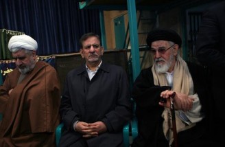  مراسم تشییع سید صادق طباطبایی از حسینیه جماران