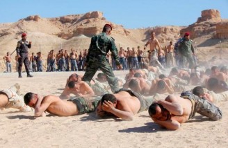 آموزش داوطلبان اعزام به تکریت