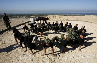 آموزش داوطلبان اعزام به تکریت