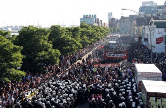 اعتراض‌های خیابانی در هامبورگ به G20