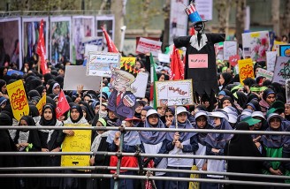 راهپیمایی ۱۳ آبان در تهران
