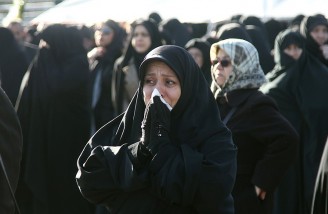 آئین وداع با شهدای آتش نشان