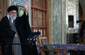 سخنرانی رهبر انقلاب در اجتماع زائران و مجاوران حرم رضوی