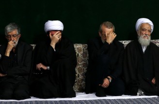 مراسم عزاداری شب عاشورا در حضور رهبر انقلاب