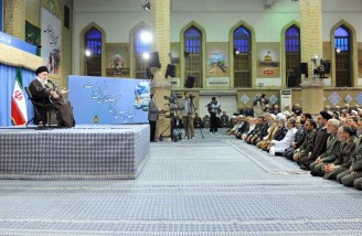 دیدار فرماندهان و کارکنان ارتش با رهبر انقلاب 