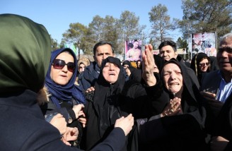آئین وداع با شهدای آتش نشان