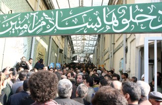  مراسم تشییع سید صادق طباطبایی از حسینیه جماران