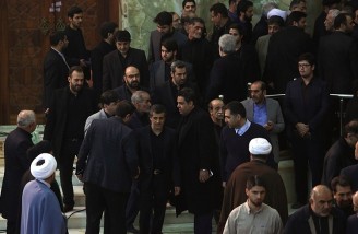 چهره‌های حاضر در مراسم هفتم آیت‌الله هاشمی رفسنجانی