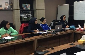 تمرین تیم ملی فوتبال بانوان