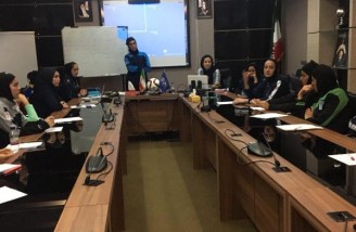 تمرین تیم ملی فوتبال بانوان
