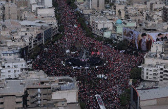 مراسم وداع با رهبر شهید