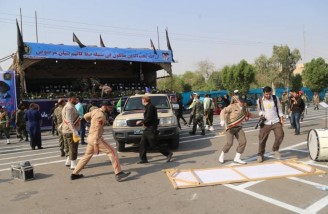 حمله تروریستی اهواز در مراسم رژه‌ نیروهای مسلح