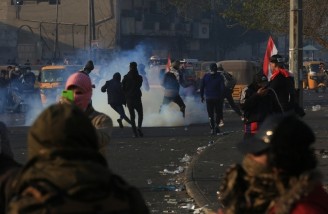 خیابان‌های بغداد زیر پای معترضان