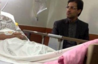 مهدی کروبی برای دومین بار در بیمارستان بستری شد