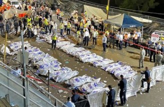 دستکم ۴۴ نفر در گردهمایی مذهبی یهودیان در اسرائیل کشته شدند