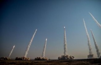 شلیک انبوه موشک‌های بالستیک زمین به زمین توسط سپاه پاسداران