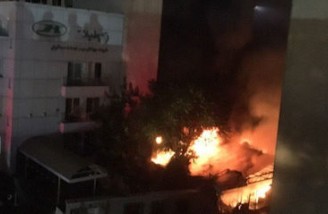 انفجار یک کلینیک درمانی در خیابان شریعتی تهران