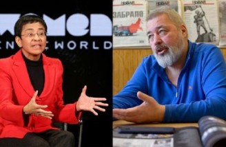 دو روزنامه نگار به عنوان برندگان جایزه صلح نوبل معرفی شدند