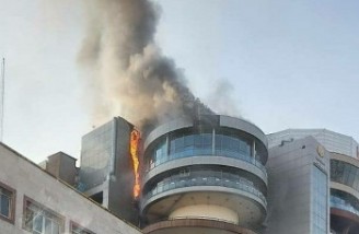 پاساژ لیدوما در شهرک غرب تهران آتش گرفت