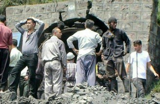 یک معدن در روستای سرتیتان شهرستان گیلان غرب ریزش کرد