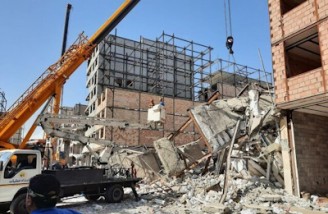 ریزش ساختمان در تهران چندین کشته و مجروح برجای گذاشت