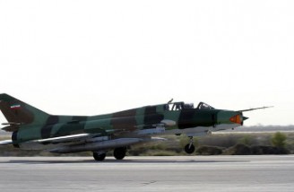 هواپیمای سوخو ۲۲ سپاه در شیراز سقوط کرد