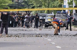 حمله انتحاری به یک کلیسا در اندونزی دست‌کم ۱۴ نفر را زخمی کرد