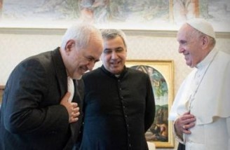 محمدجواد ظریف با پاپ فرانسیس دیدار کرد