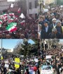 راهپیمایی سراسری در واکنش به اعتراضات دی ماه برگزار شد