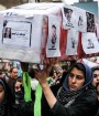 تابوت ترامپ بر روی دستان دانش آموزان دختر تهران تشییع شد