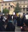 تجمع دلواپسان در دانشگاه تهران و خواندن سرود یار دبستانی