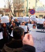 تجمع دوباره بازنشستگان در مقابل مجلس شورای اسلامی