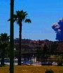وقوع چندین انفجار شدید در اطراف فرودگاه نظامی حماه سوریه