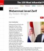 محمدجواد ظریف در بین 100 چهره تاثیرگذار مجله تایم