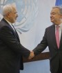 محمد جواد ظریف با دبیرکل سازمان ملل متحد دیدار کرد